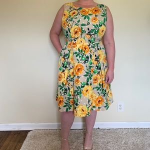 Worn once! New York & Co fit & flare dress! 👗